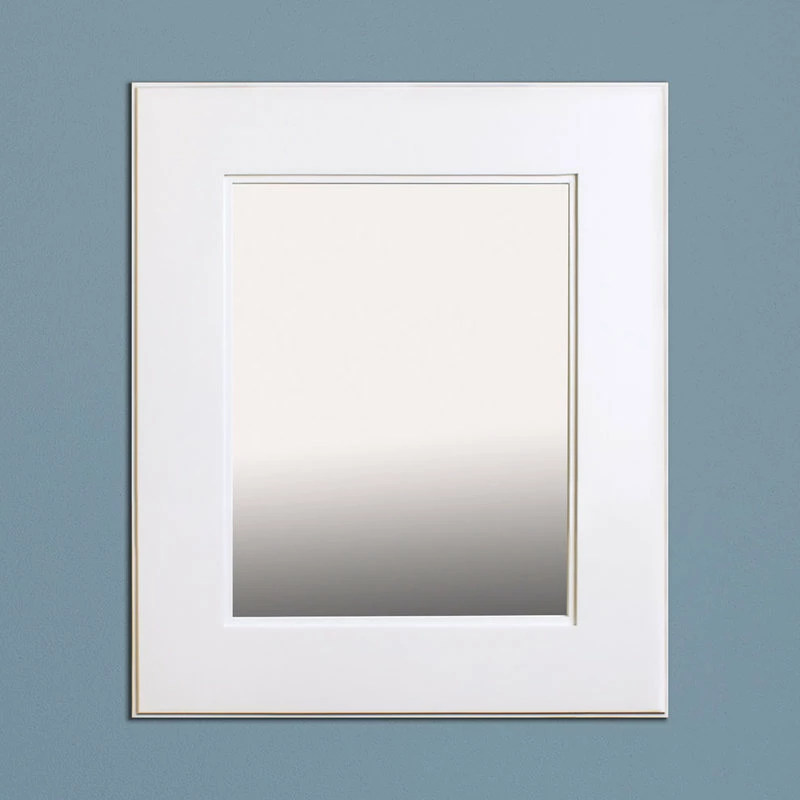 Budget โจ 14"x18" Fox Hollow Furnishings Mirrored Medicine Cabinet, Shaker White โ๏ธ - Image 2