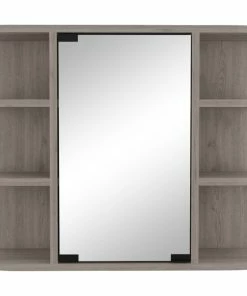 Budget ๐งจ FM FURNITURE Valdez Medicine Cabinet, Light Gray ๐
