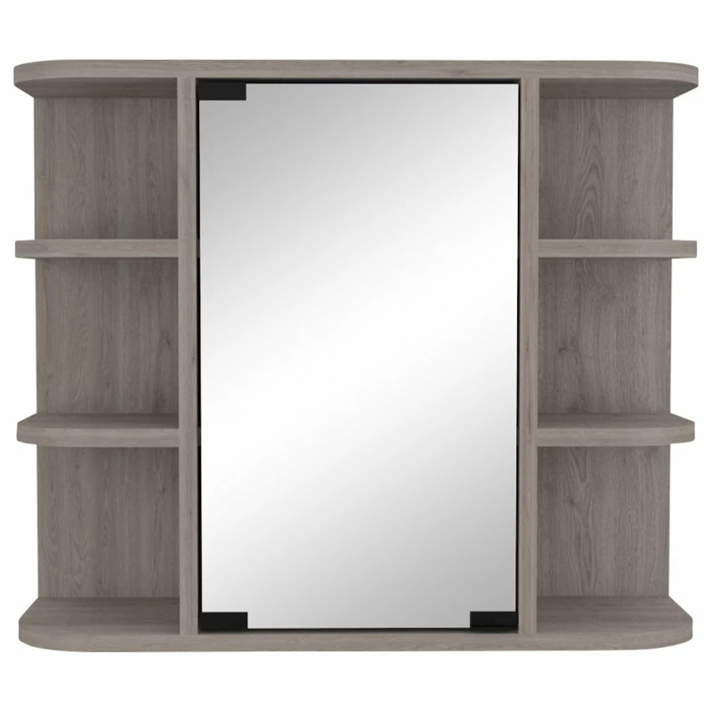 Budget ๐งจ FM FURNITURE Valdez Medicine Cabinet, Light Gray ๐