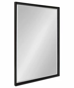 Flash Sale 🤩 Uniek Calter Framed Wall Mirror, Black, 25.5x37.5 🎁