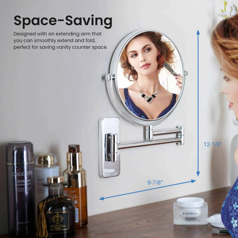 Top 10 ๐งจ Kibi USA Circular Magnifying Makeup/shaving Mirror, Chrome โ - Image 5