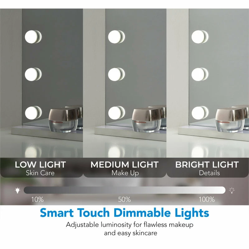 Best Pirce โค๏ธ Inspired Home Zarah Mirror, LED Bulbs, Color Modes, 31.5Lx4.7Wx23.6H ๐คฉ - Image 7