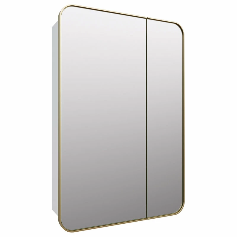 Budget ๐ Glass Warehouse Medicine Cabinets, Satin Brass ๐