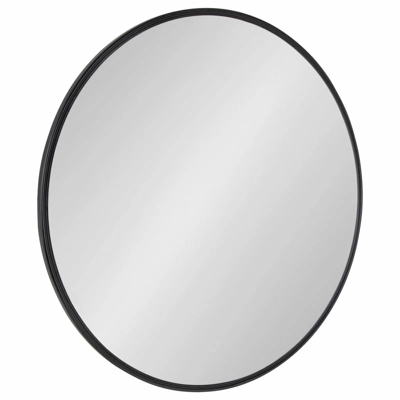 Hot Sale ๐ Uniek Caskill Round Framed Wall Mirror, Black 30 Diameter ๐