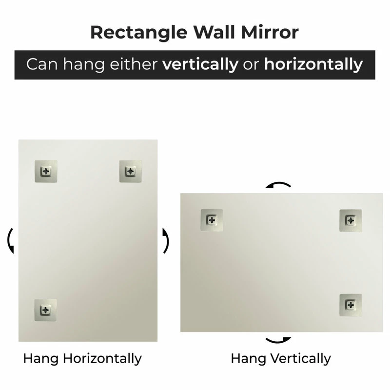 Brand new ๐ฅ Fab Glass And Mirror Rectangle Frameless Wall Mirror For Bathroom, Gym Yoga, Dance And Saloon, 18"x40 ๐ฏ - Image 5