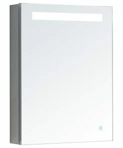 Brand new 🔔 AQUADOM Pacifica Led Lighted Bathroom Medicine Cabinet Left Hinge 20"x26"x5" 🌟