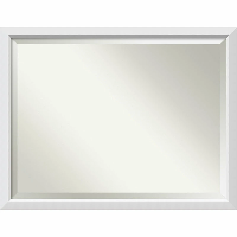 Cheap โจ Amanti Art Bathroom Mirror, Fits Standard 36-48 Cabinet, Blanco White, 44x34 โจ