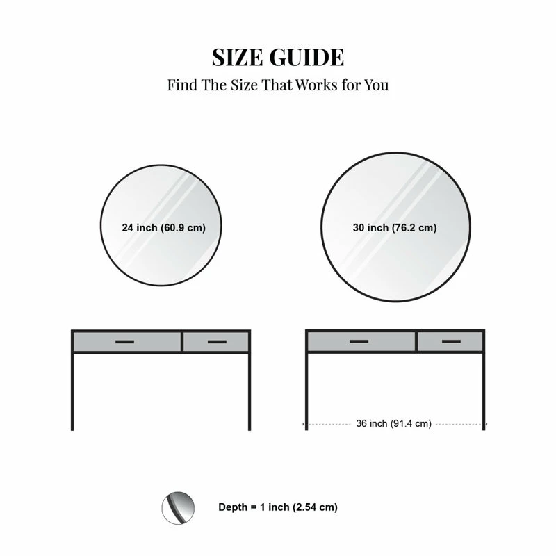 Outlet ✨ Madeleine Home Inc. Harrison Frameless Bevelled Mirror, 30" ❤️ - Image 7