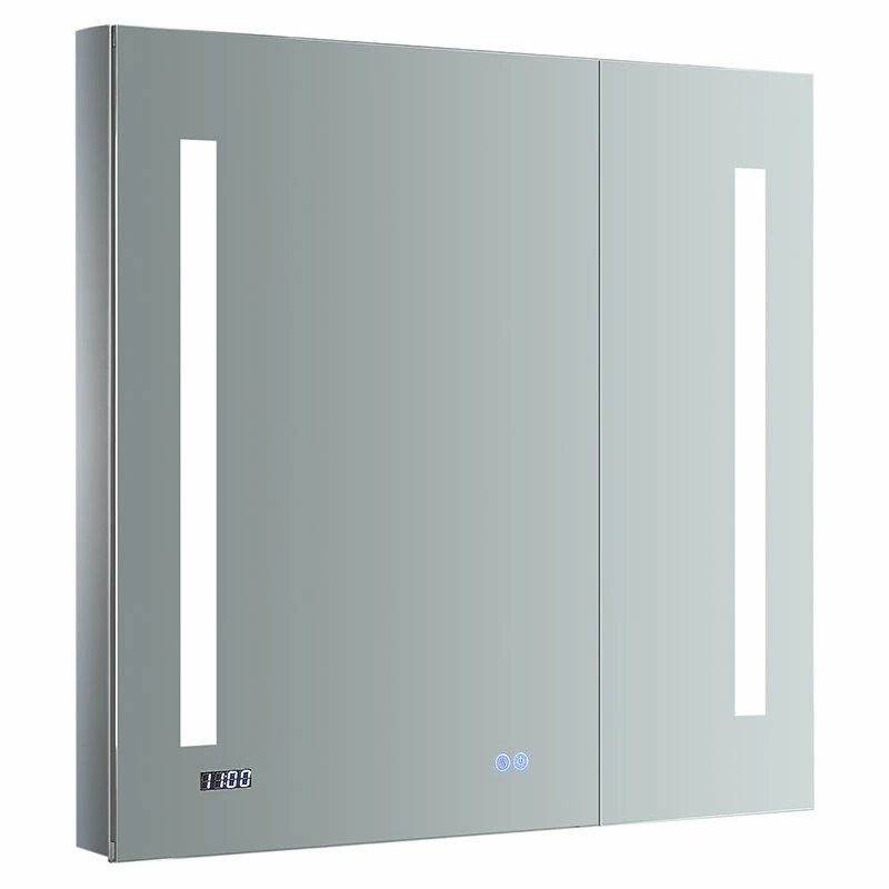 Promo π― Fresca FMC013030 Luminosa 30" X 30" Lighted Frameless Medicine - Mirror π€©