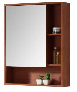 Budget ๐ Fine Fixtures Surface Mount Bathroom Medicine Cabinet, Walnut. ๐งจ