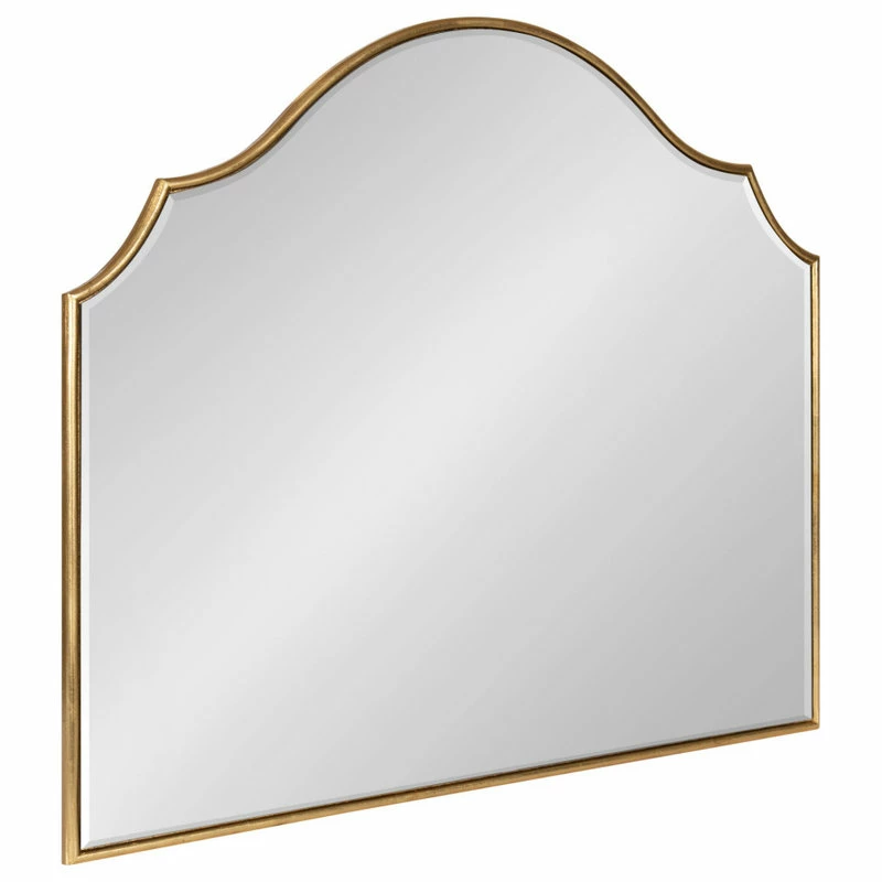New ๐ Uniek Leanna Framed Arch Wall Mirror, Gold 32x28 ๐