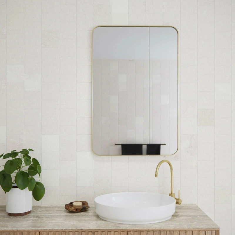 Budget ๐ Glass Warehouse Medicine Cabinets, Satin Brass ๐ - Image 9