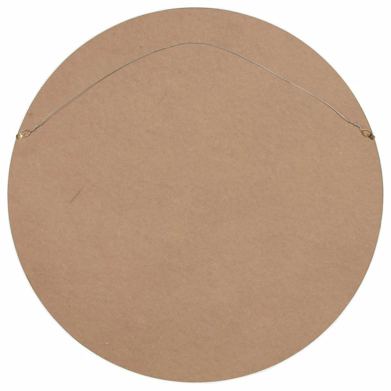 Hot Sale ๐ Uniek Travis Round Wood Accent Wall Mirror , White 31.5 Diameter ๐ - Image 5