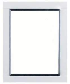Brand new 🌟 Eviva LLC Eviva Aberdeen 24" White Framed Bathroom Wall Mirror ❤️
