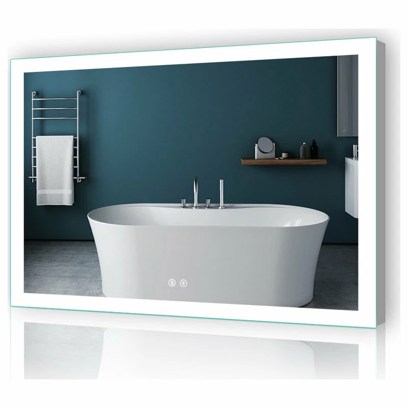 Best reviews of ๐ Kiva Rhyme Vanity LED Lighted Backlit Wall Mounted Bathroom Mirror, 48x36", 2 Buttons โญ - Image 3