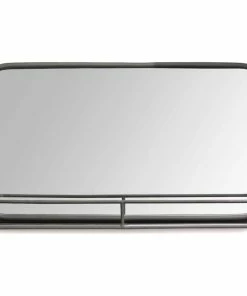 Outlet 👏 Stratton Home Decor Stratton Home Industrial Wood And Mdf Mirror With Gunmetal Finish S13561 ✨