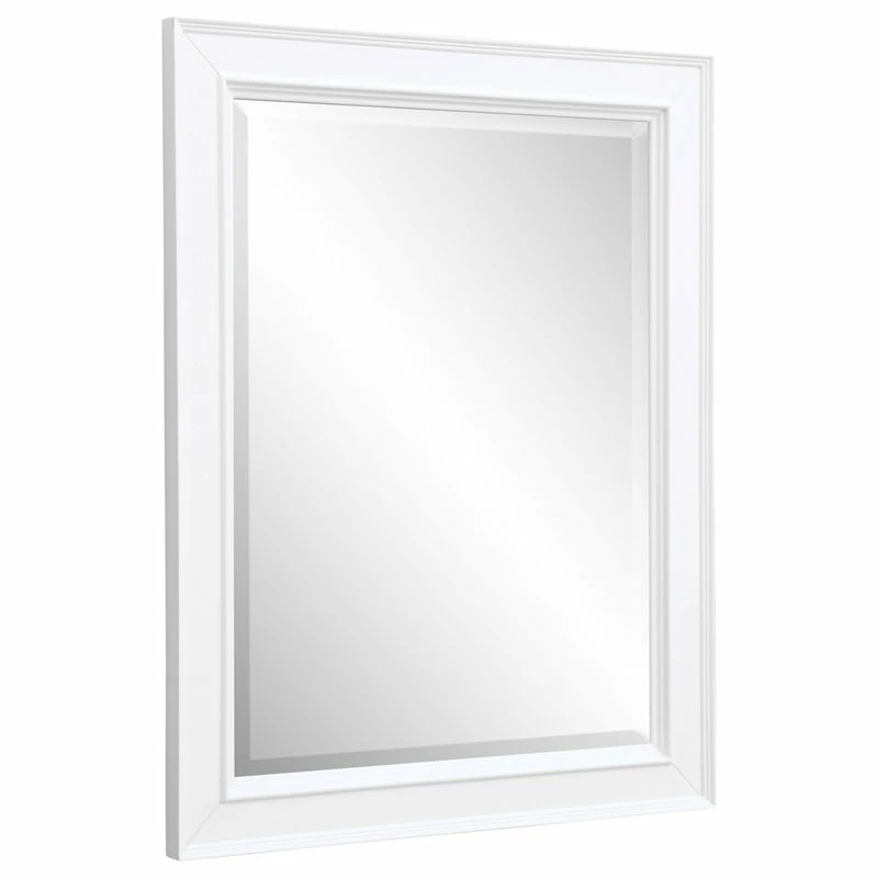 Discount ๐คฉ Kitchen Bath Collection Napa 28" Wall Mirror, White, White ๐