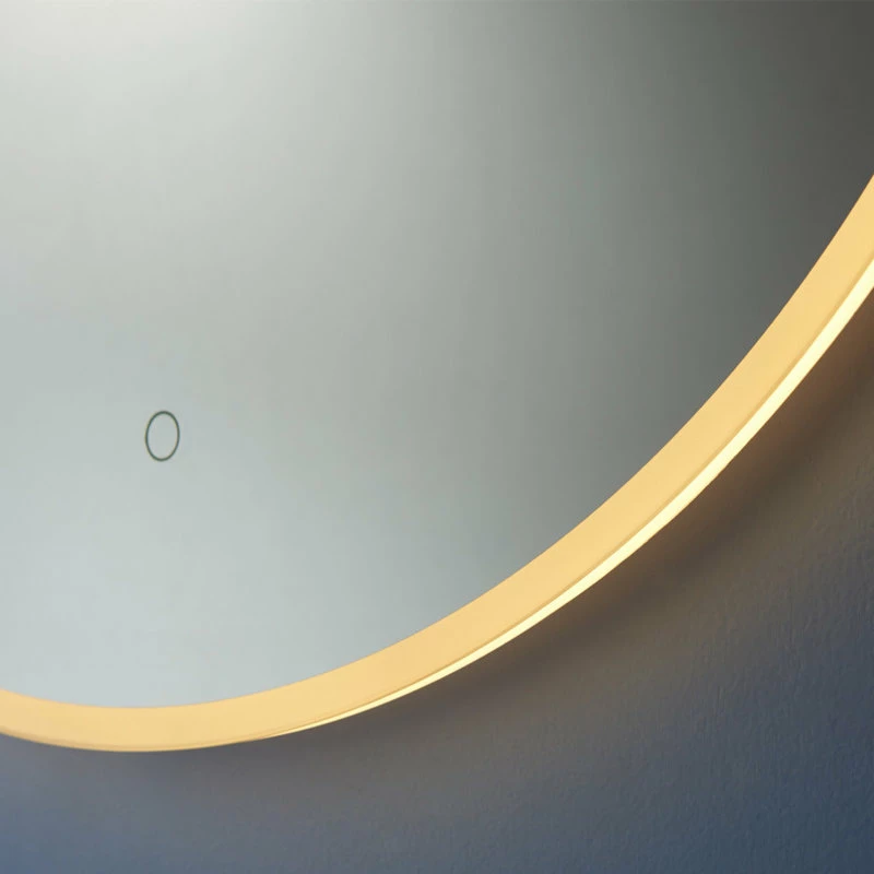 Wholesale โจ Vinnova Modern & Contemporary Frameless Lighted Round Bathroom Mirror, 24 Inch โ - Image 6