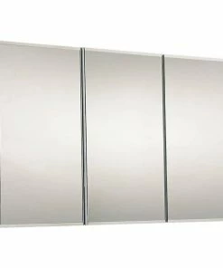 Cheapest 👏 Ketcham Medicine Cabinets/Fred Silver & Company Tri-View Series Medicine Cabinet, 48"x30", Beveled Edge 😀