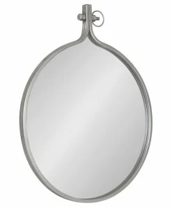 Cheapest 😍 Uniek Yitro Metal Framed Wall Mirror, Silver 23.5x28.5 🧨