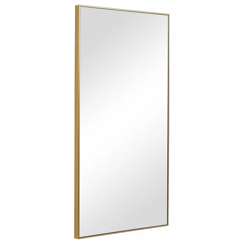 New ๐ FIND Thin Frame Mirror, Gold Finish โจ - Image 3