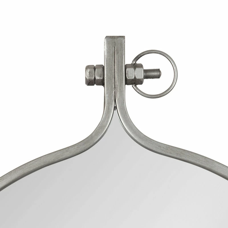 Cheapest ๐ Uniek Yitro Metal Framed Wall Mirror, Silver 23.5x28.5 ๐งจ - Image 3