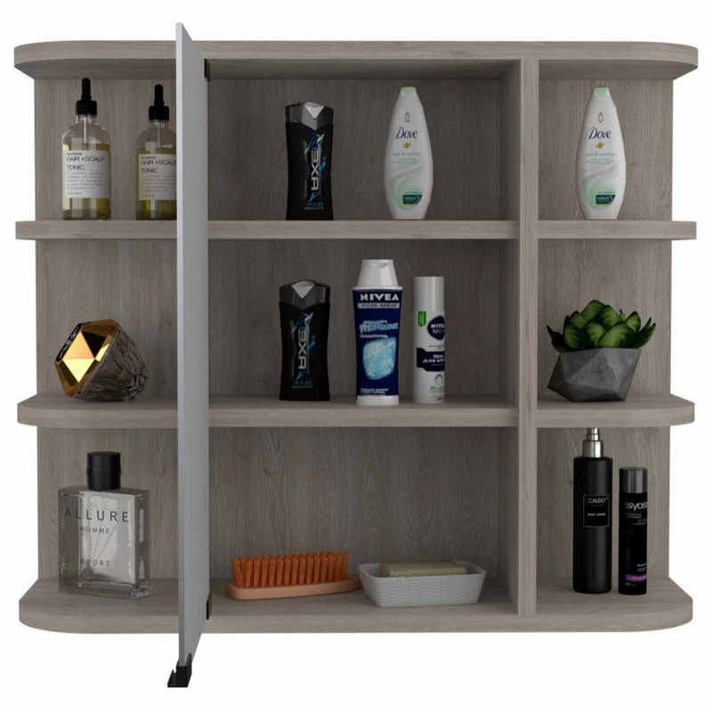 Budget ๐งจ FM FURNITURE Valdez Medicine Cabinet, Light Gray ๐ - Image 3