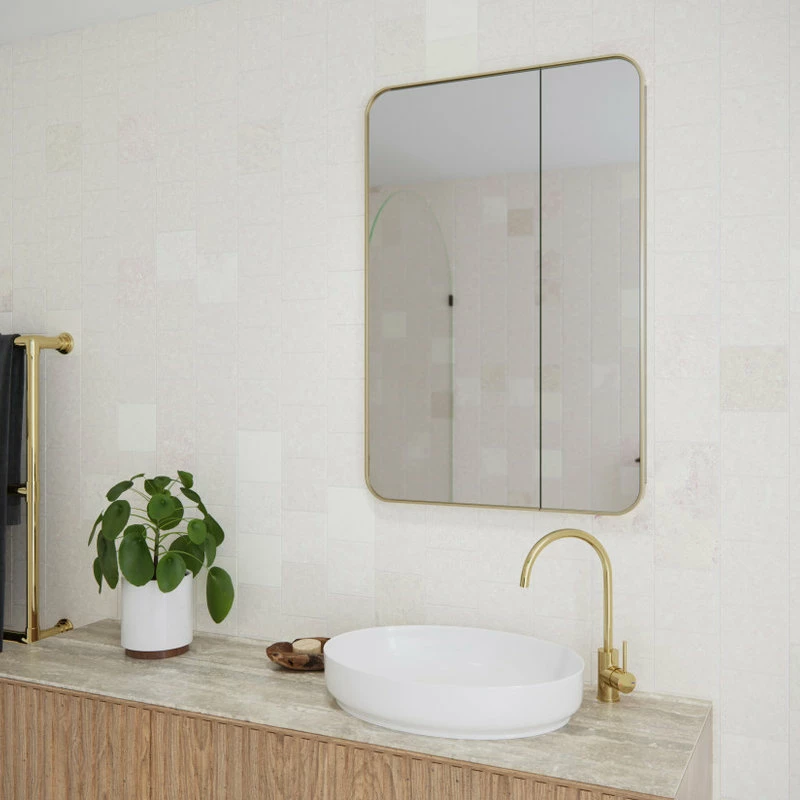 Budget ๐ Glass Warehouse Medicine Cabinets, Satin Brass ๐ - Image 4