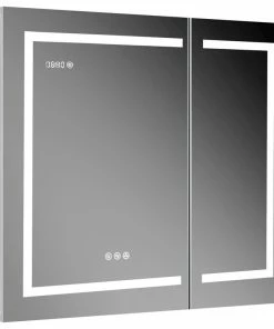 Best Pirce ❤️ Blossom Kitchen & Bath Supply LED Medicine Cabinet With Defog, Dimmer, Makeup Mirror, Outlets, 36x32 ✨