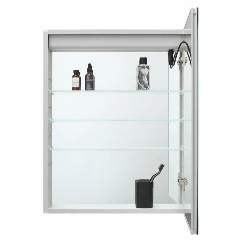 Best Sale ๐ AQUADOM Royal Basic Bathroom Led Lighted Medicine Cabinet Left Hinge 24"x30"x5" โ๏ธ - Image 4