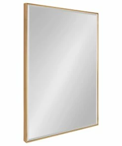 Brand new ✔️ Uniek Rhodes Framed Wall Mirror, Gold, 24.75x36.75 🎉