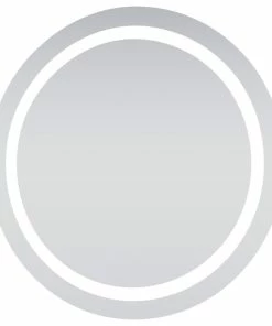 Outlet 💯 Elegant Furniture & Lighting LED Dimmable Electric Round Mirror, 30" ✨