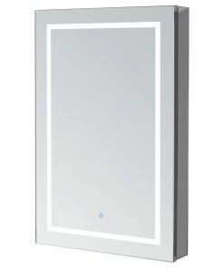 Discount 👍 AQUADOM Royale Plus LED Medicine Cabinet Defogger Right Hinge 24"x36"x5" ✨