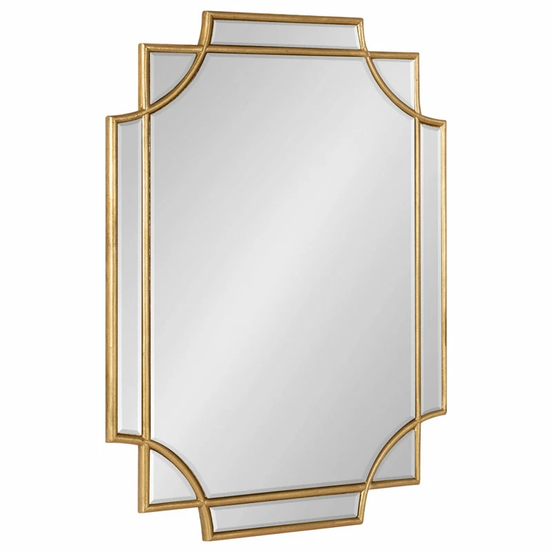 Buy ๐ Uniek Minuette Decorative Framed Wall Mirror, Gold 18x24 ๐คฉ
