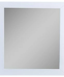 Outlet 😀 Eviva LLC Eviva New York Full Frame Wall Mirror, White, 30" 👏