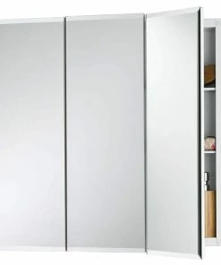 Promo 🥰 Jensen 255224 Horizon 24x24" Frameless 3-Pane Mirror Medicine Cabinet 🎁