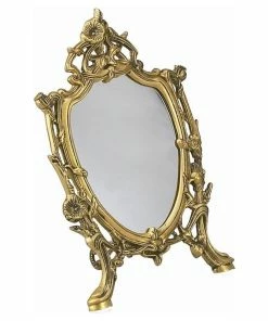 Best Sale 🥰 Orchard Creek Designs Brass Tabletop Mirror 😉