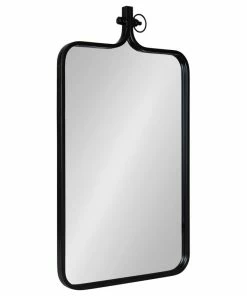 Cheap 😉 Uniek Yitro Framed Wall Mirror, Black 20x35 👍