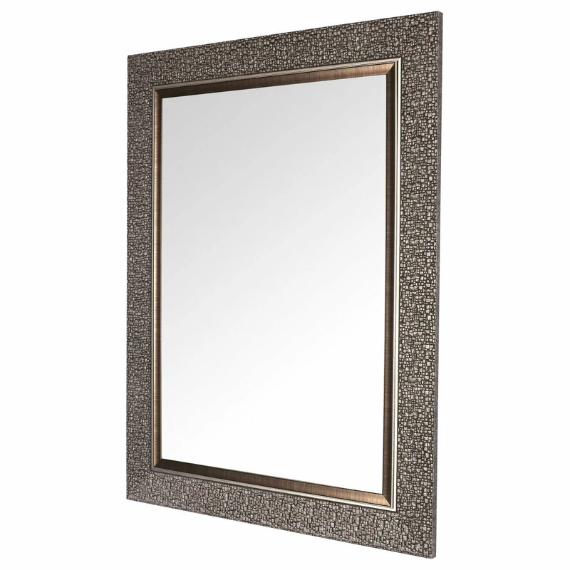 Discount ๐ Mirrorize Canada 27"x35" Large Wall Mirror Silver Mosaic Bathroom Vanity Bedroom Entryway ๐ - Image 5