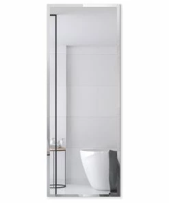 Brand new 🔥 Fab Glass And Mirror Rectangle Frameless Wall Mirror For Bathroom, Gym Yoga, Dance And Saloon, 18"x40 💯