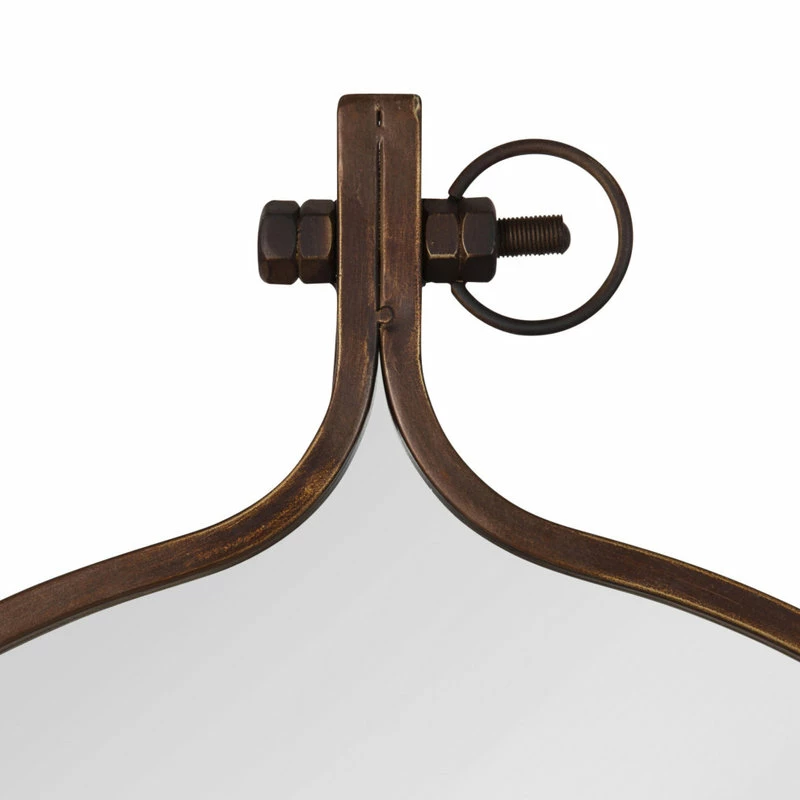 Wholesale ๐ฅ Uniek Yitro Metal Framed Wall Mirror, Antique Bronze 23.5x28.5 ๐งจ - Image 3