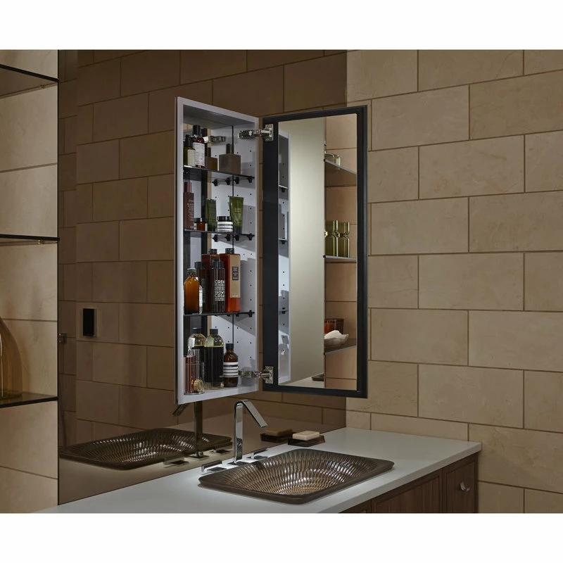 Best Sale π₯ Kohler K-2918-PG Catalan 20" X 36" Aluminum Single Door Medicine - Satin π - Image 3