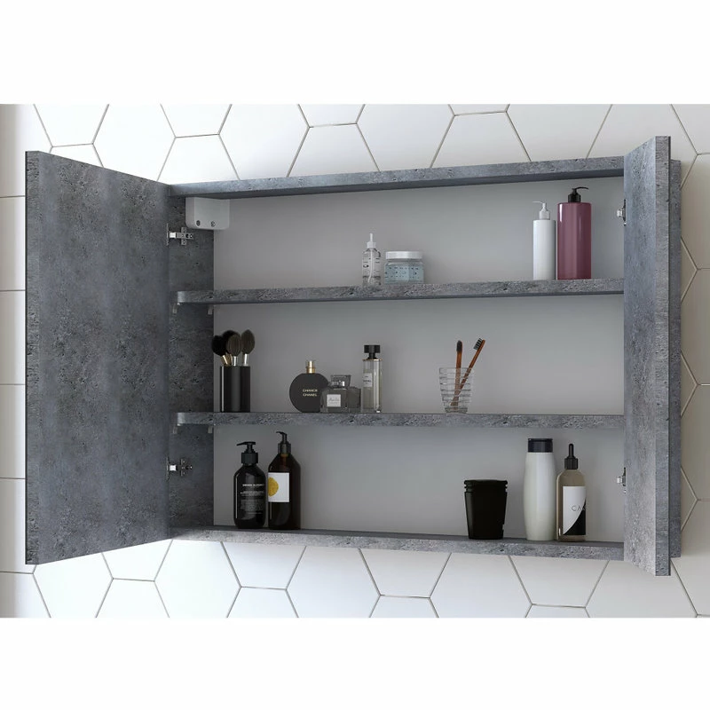 New ๐ A Touch Of Design Frameless 30" Medicine Cabinet With Full Mirror Front, Rhea Gray ๐ - Image 4