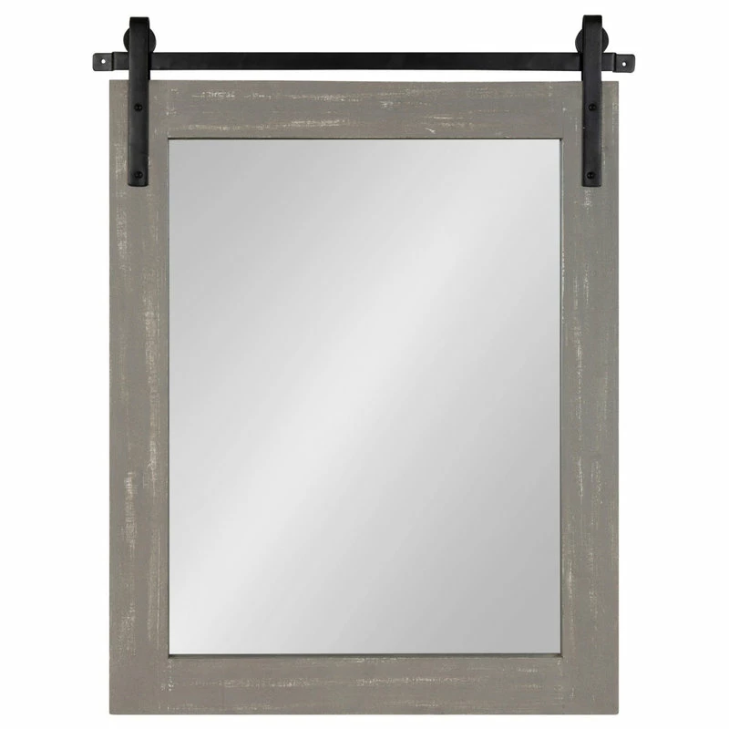 Deals ๐ Uniek Cates Rustic Wall Mirror, Gray 22x.75x30 ๐ - Image 3