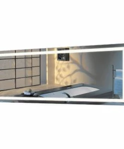 Coupon 😉 Krugg Reflections Large LED Lighted Bathroom Mirror With Defogger And Dimmer, 72"x30" 🎁