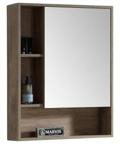 New 🧨 Fine Fixtures Surface Mount Bathroom Medicine Cabinet, Grey. 🔥