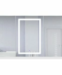 Top 10 ❤️ Krugg Reflections 60"x36" LED Medicine Cabinet, Dimmer/Defog, Makeup Mirror, And USB, Light Left ✔️