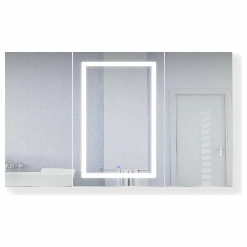 Top 10 ❤️ Krugg Reflections 60"x36" LED Medicine Cabinet, Dimmer/Defog, Makeup Mirror, And USB, Light Left ✔️