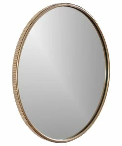 Buy 😉 Madeleine Home Inc. Wessex Modern Mirror With Designer Frame, Gold, 27" 🎉
