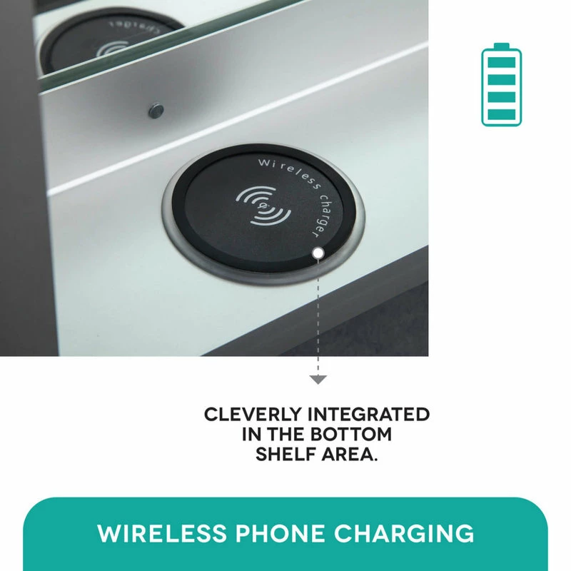 Cheap ๐ Fine Fixtures LED Recessed/Surface Mount Medicine Cabinet, Aluminum, 15"x30", Right Hand Door ๐ฏ - Image 10